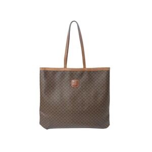 Celine tote bag Beige Tan brown leather macadam pattern
